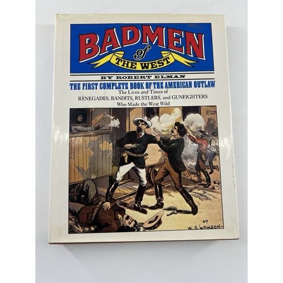 Badmen of the West Hardcover Robert Elman Collectible Vintage Book - Picture 1 of 11